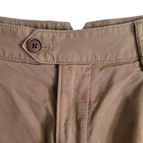 Outerknown Summerland Trouser Women's 27 Chestnut Brown Wide Leg Pants Career - Picture 5 of 13